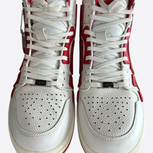 Amiri White & Red Skeleton High Tops - Picture 2 of 7